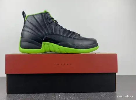 DOF FLIGHT AJ12 BLACK GREEN Jordan 12 0422